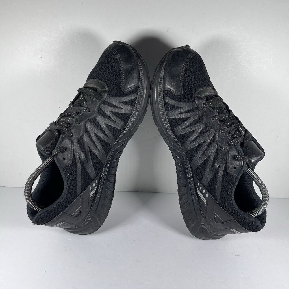 SAS Pursuit Black Lace Up Comfort Walking Shoes Vibram Sole Men's Size 9.5 EE - Picture 5 of 8